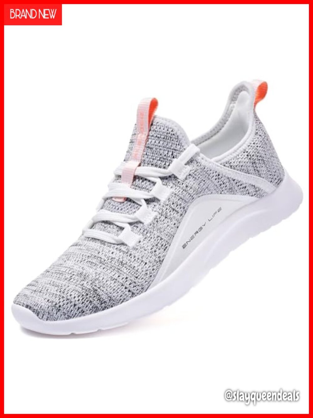 Lightweight Slip On Running Walking Shoes Knit Vegan Machine Washable